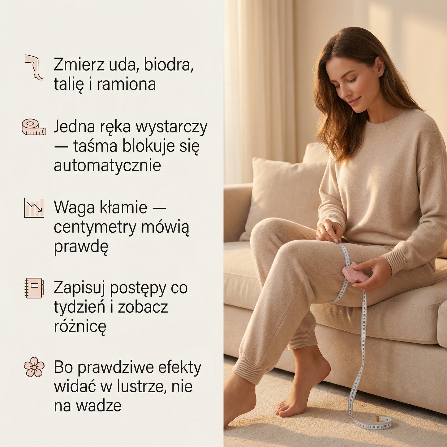 Miarka do Ciała GentleMove - Mierz Postępy, Nie Kilogramy