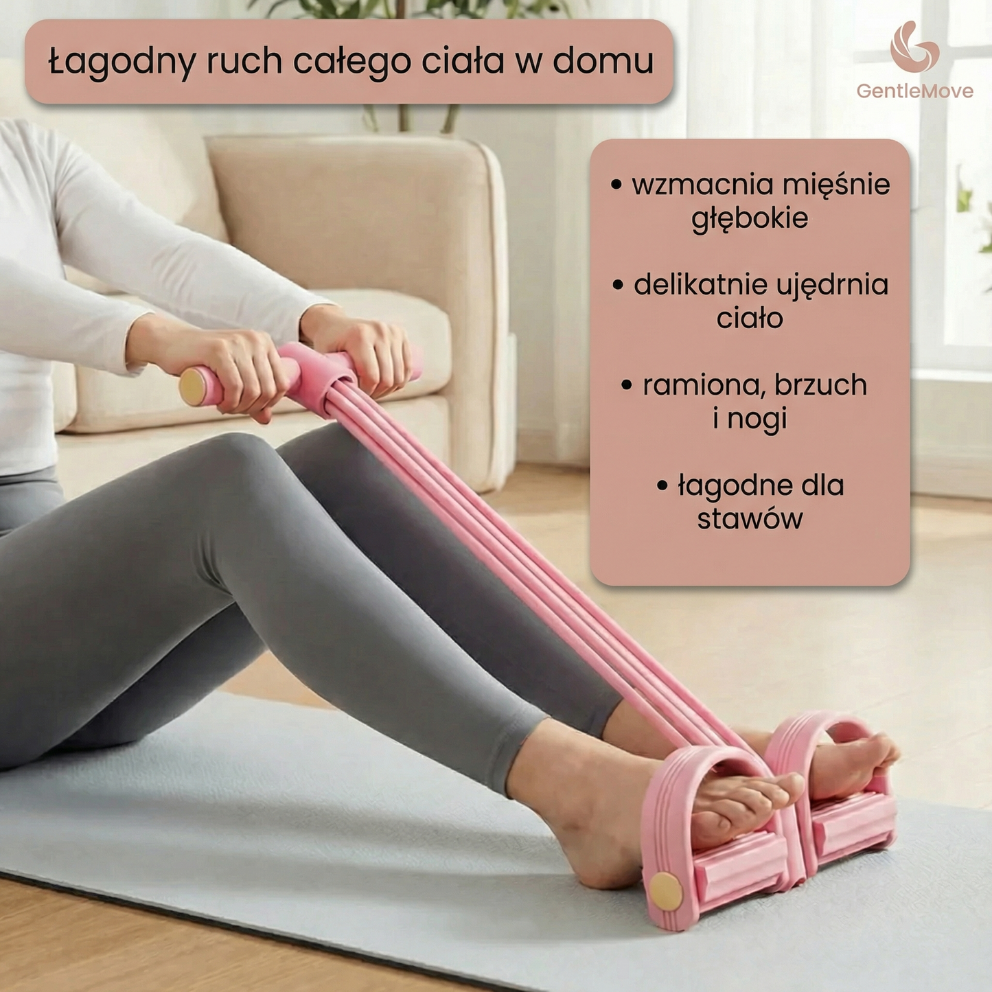 GentleMove Flow™ - Zacznij ćwiczyć bez bólu, bez presji