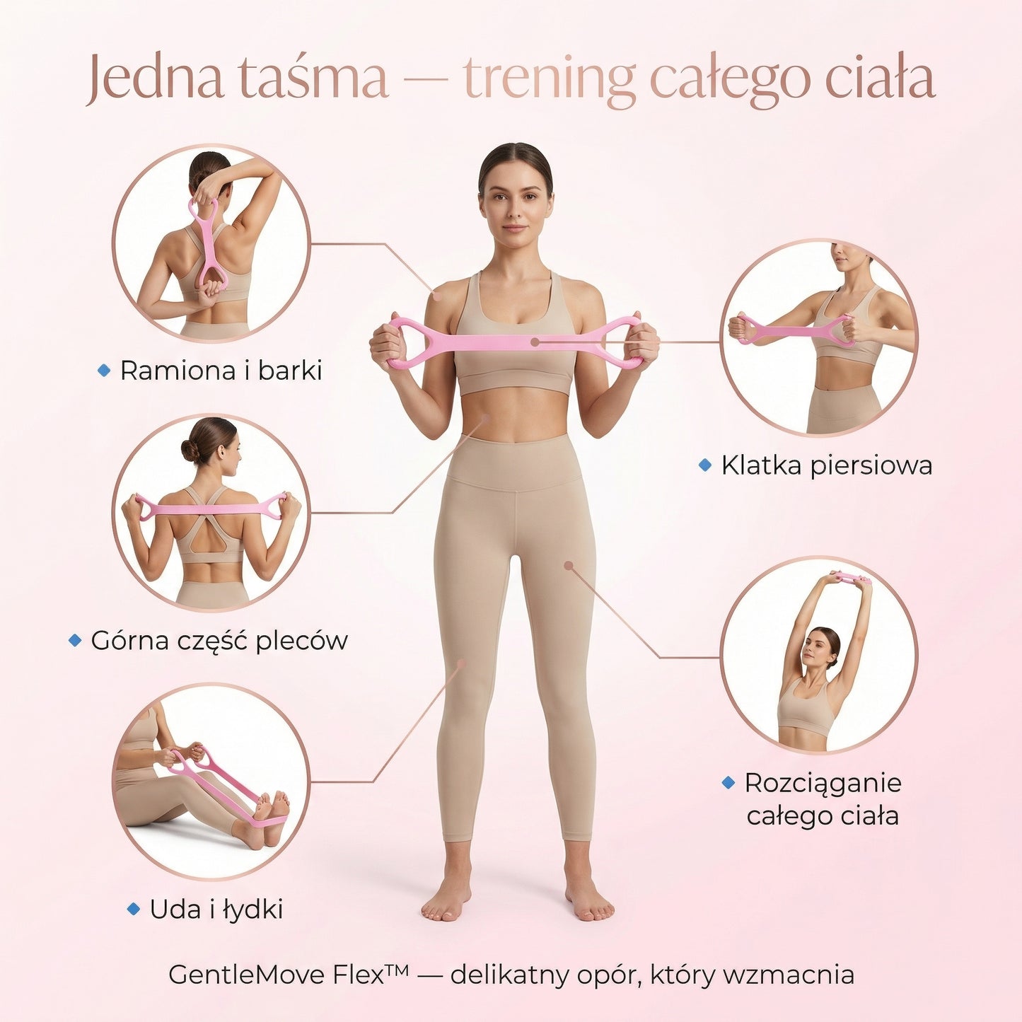 GentleMove Flex™ - Elastyczna Taśma do Pilatesu w Domu