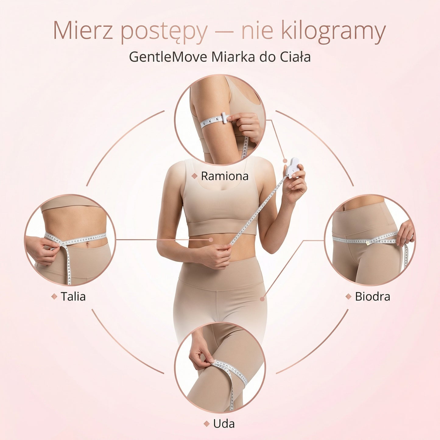Miarka do Ciała GentleMove - Mierz Postępy, Nie Kilogramy