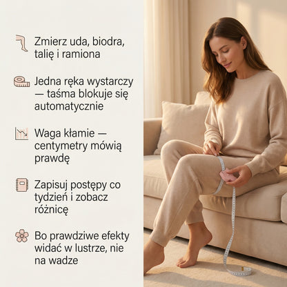 Miarka do Ciała GentleMove - Mierz Postępy, Nie Kilogramy
