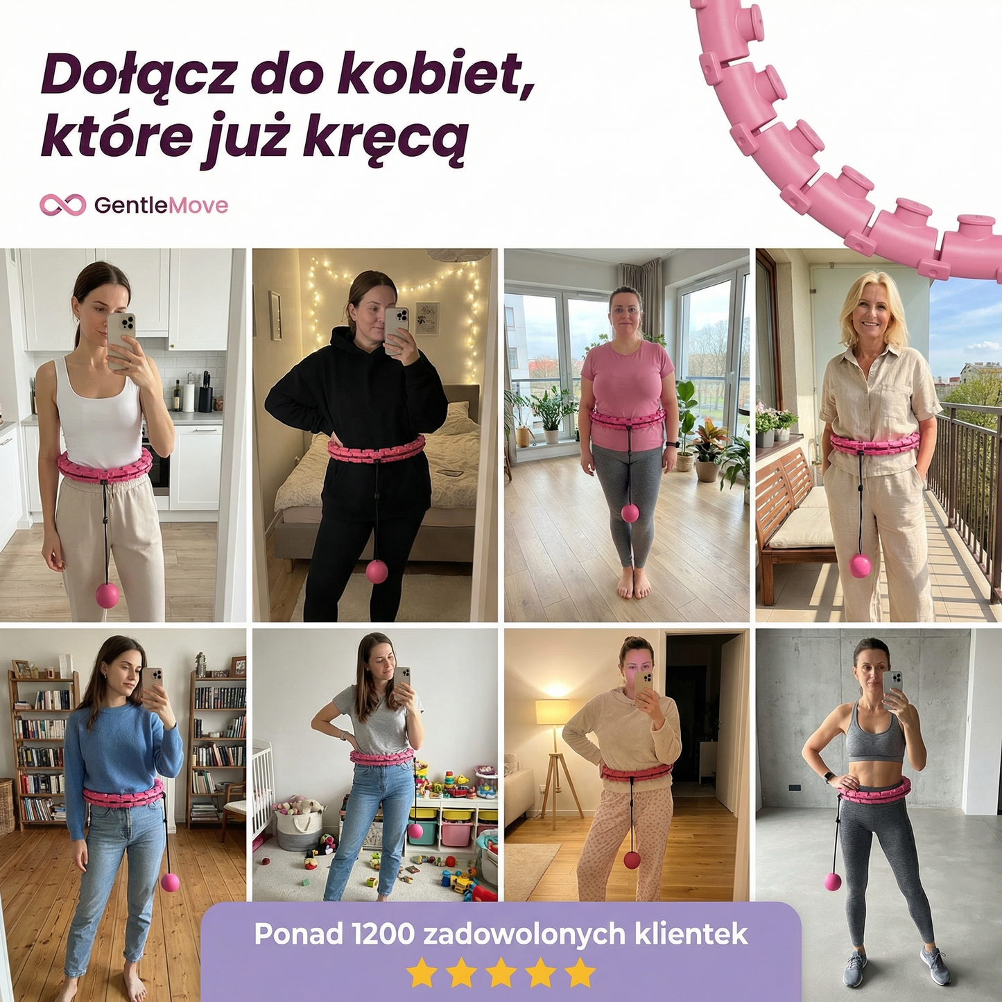 GentleMove Hoop™ - Zacznij kręcić, poczuj różnicę